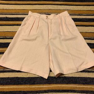 Vintage Women's High Waist Shorts - Cream